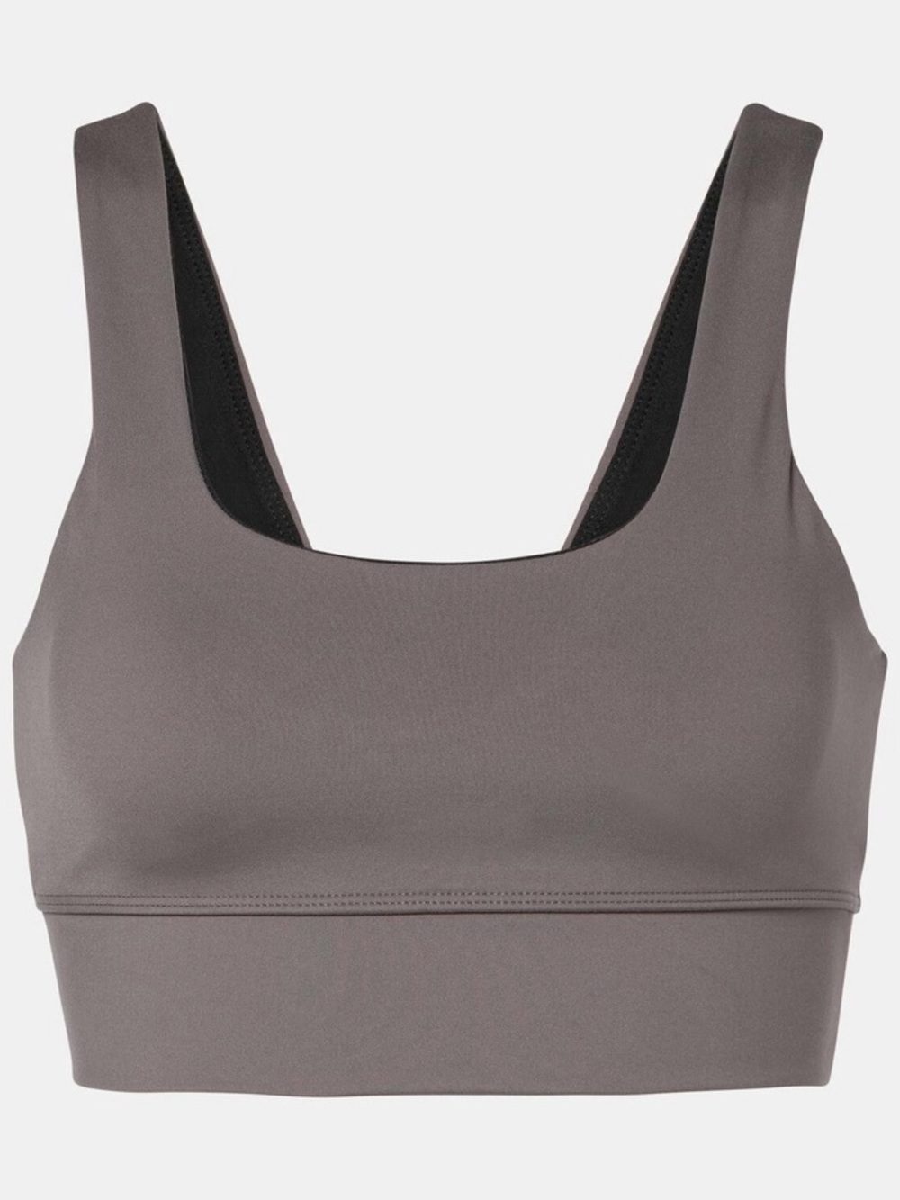 Varley Free Soft Cori Scoop Neck Gray Sports Bra NWOT size S